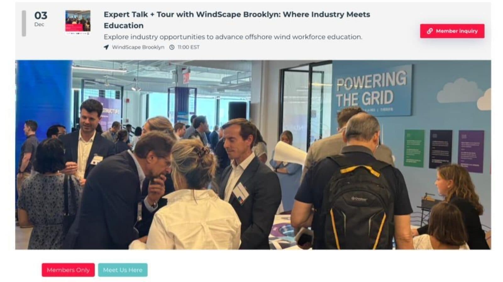 Expert Talk + Tour with WindScape Brooklyn: Where Industry Meets Education