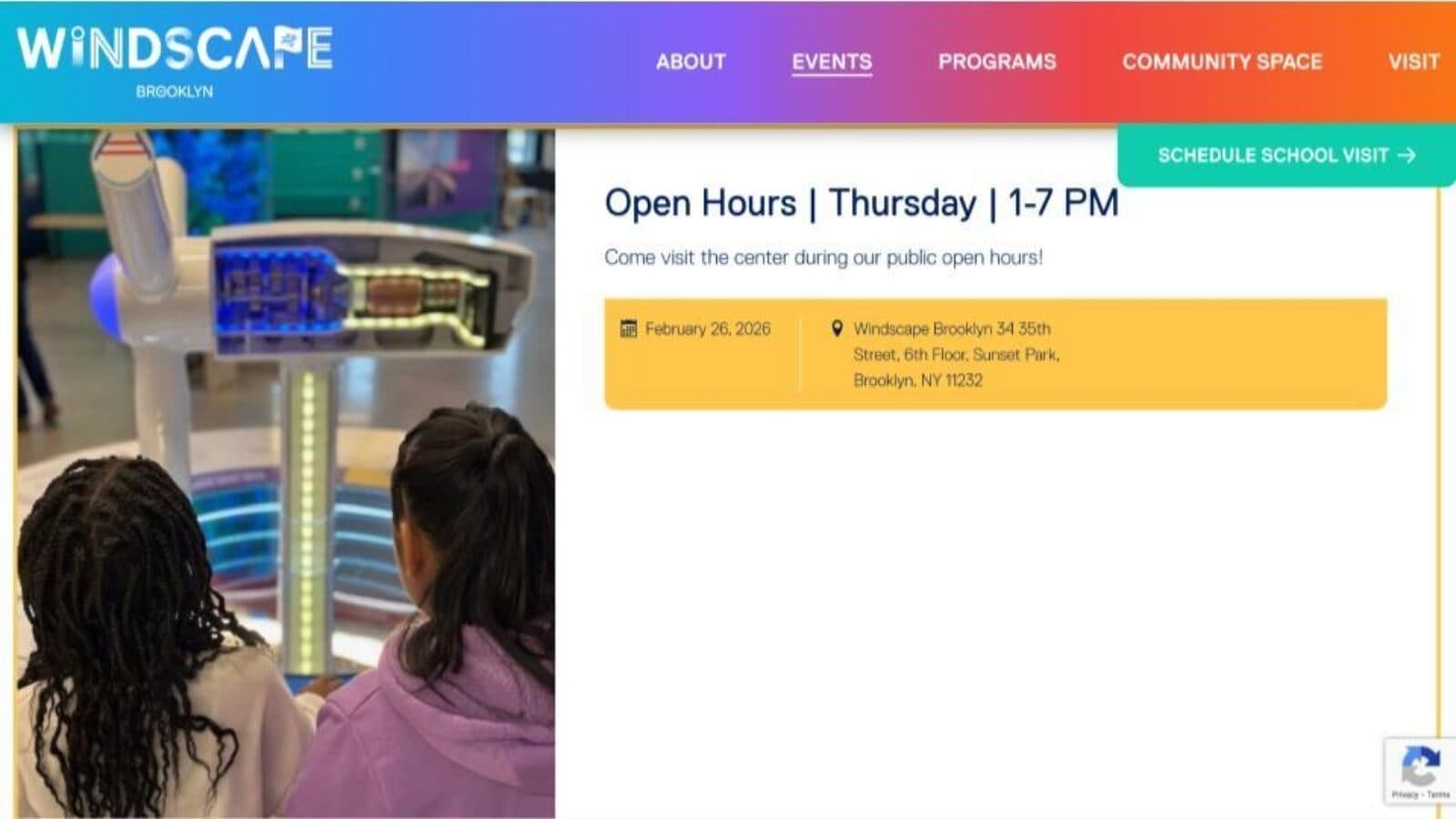 Windscape Brooklyn Open Hours